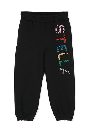 black cotton track pants STELLA McCARTNEY KIDS | TV6D20Z0453930